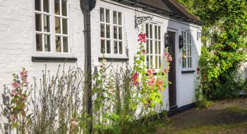 a cottage in an english village